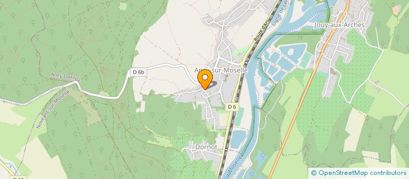 localisation de l'entreprise SCI LA JALOUANTE  ANCY-DORNOT