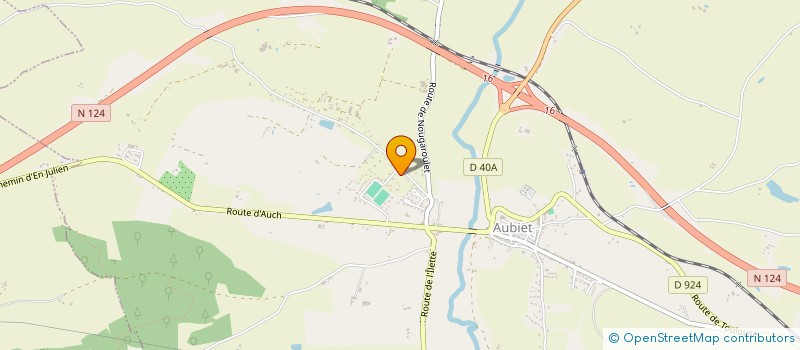 localisation de l'entreprise SCI LA JALOUSIE  AUBIET