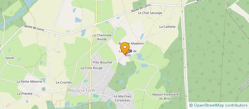 localisation de l'entreprise SCI LA JAMBE DE BOIS à BOUZY-LA-FORET