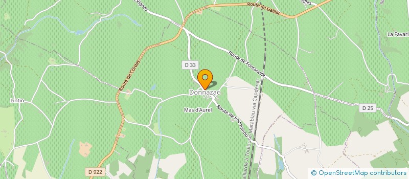 localisation de l'entreprise SCI LA JANADE  TONNAC