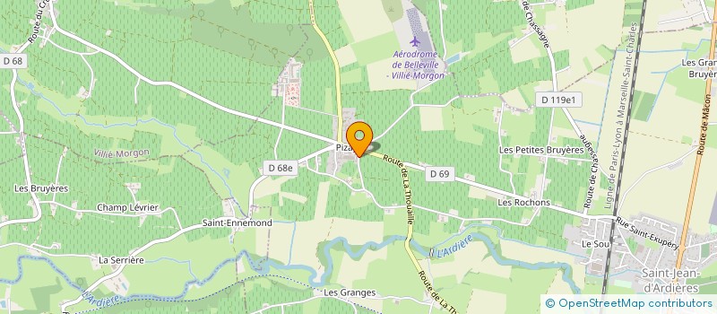 localisation de l'entreprise SCI LA JARDINIERE  LANCIE