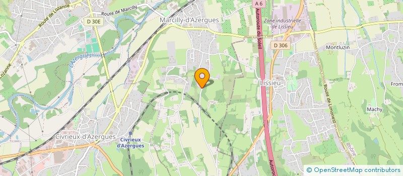 localisation de l'entreprise SCI LA JARDINIERE AC  MARCILLY-D'AZERGUES