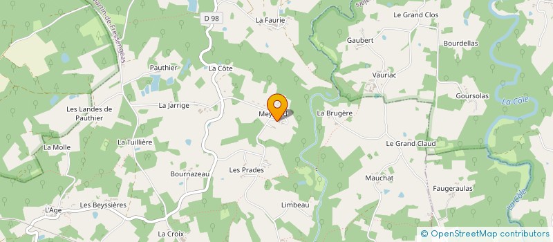 localisation de l'entreprise SCI LA JARISSE  ST MARTIN DE FRESSENGEAS