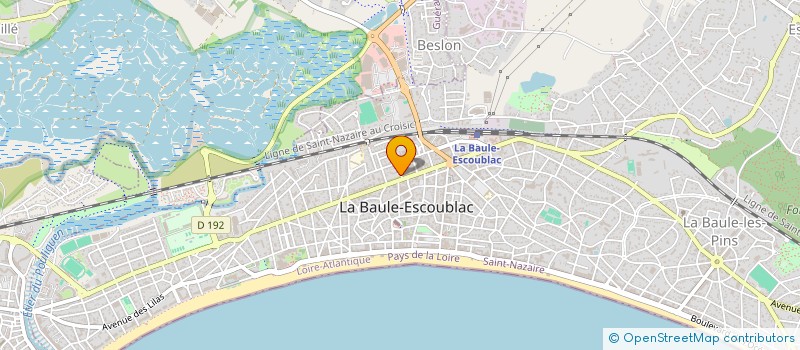 localisation de l'entreprise SCI LA JARRIAIS  LA BAULE-ESCOUBLAC