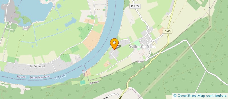 localisation de l'entreprise SCI LA JARRIGE  YVILLE-SUR-SEINE