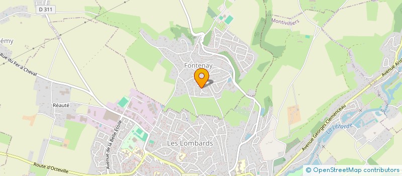 localisation de l'entreprise SCI LA JARRIGE  FONTENAY