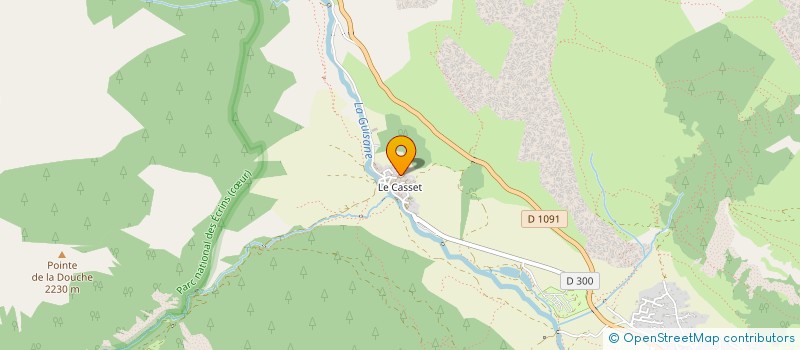 localisation de l'entreprise SCI LA JASSERIE  LE MONETIER-LES-BAINS