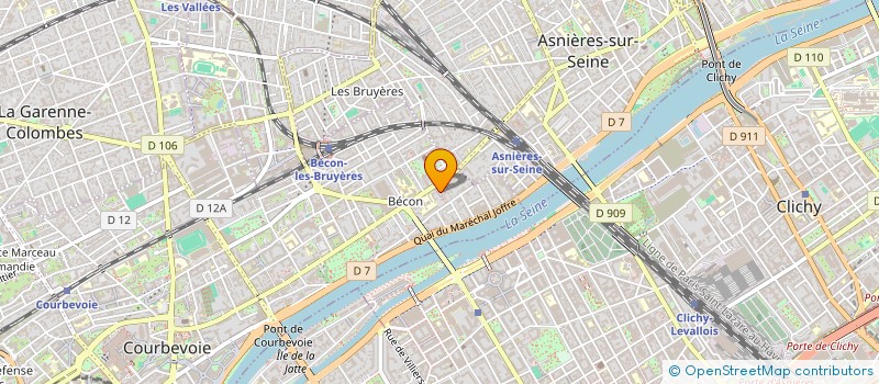 localisation de l'entreprise SCI LA JASSONNIERE à COURBEVOIE