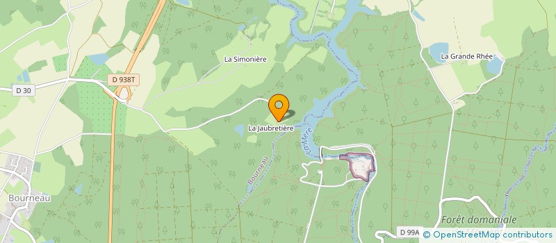localisation de l'entreprise SCI LA JAUB  BOURNEAU