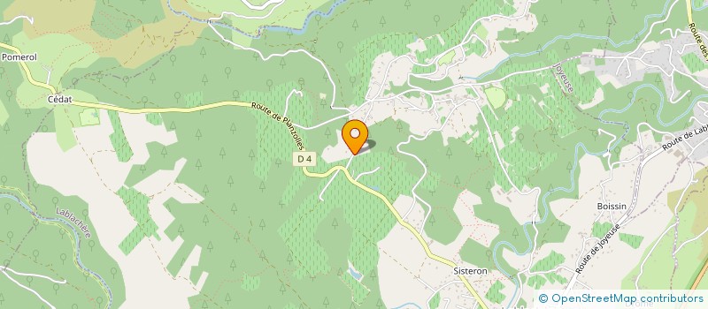 localisation de l'entreprise SCI LA JAUJON  LABLACHERE