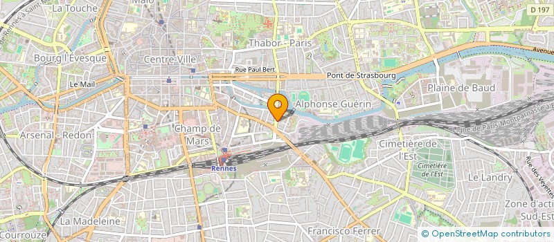 localisation de l'entreprise SCI LA JAUNETTE  RENNES