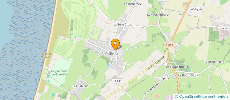 localisation de l'entreprise SCI LA JAUNISSE  LA LANDE-D'AIROU