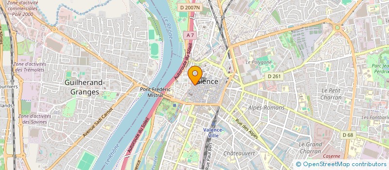 localisation de l'entreprise SCI LA JAVANAISE à VALENCE