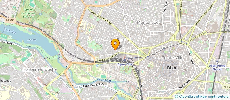 localisation de l'entreprise SCI LA JEANNE à DIJON