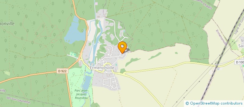 localisation de l'entreprise SCI LA JEAUNE GARDE  ERMENONVILLE