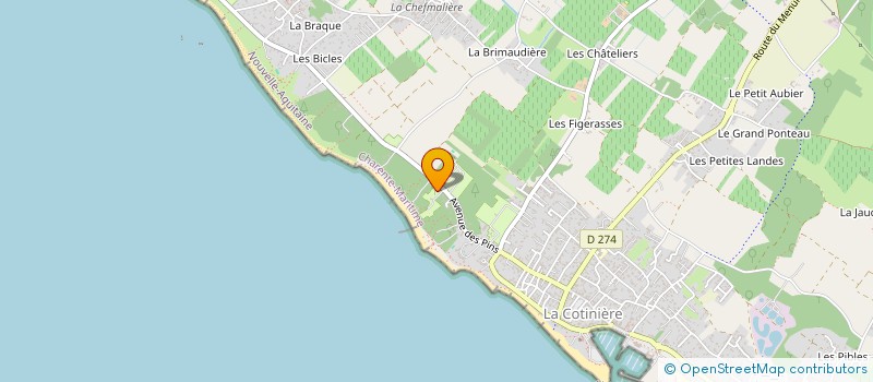 localisation de l'entreprise SCI LA JENNA  SAINT-PIERRE-D'OLERON