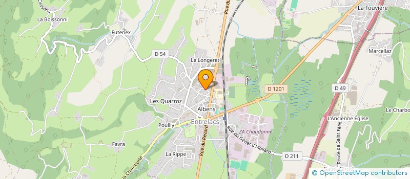 localisation de l'entreprise SCI LA JOE  ENTRELACS