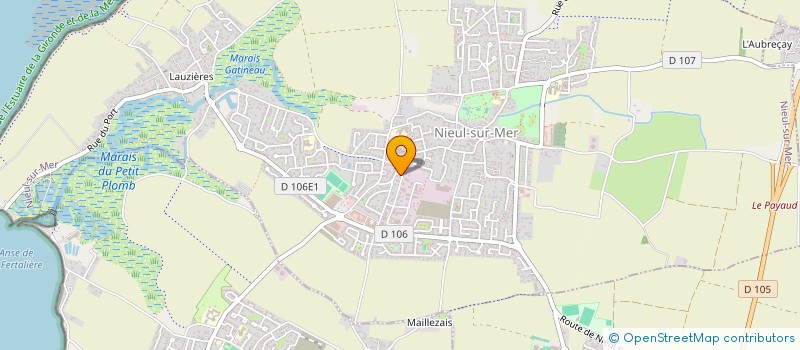 localisation de l'entreprise SCI LA JOELLE  NIEUL-SUR-MER