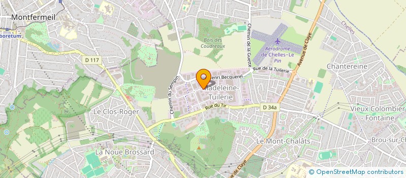 localisation de l'entreprise SCI LA JOIE  CHELLES