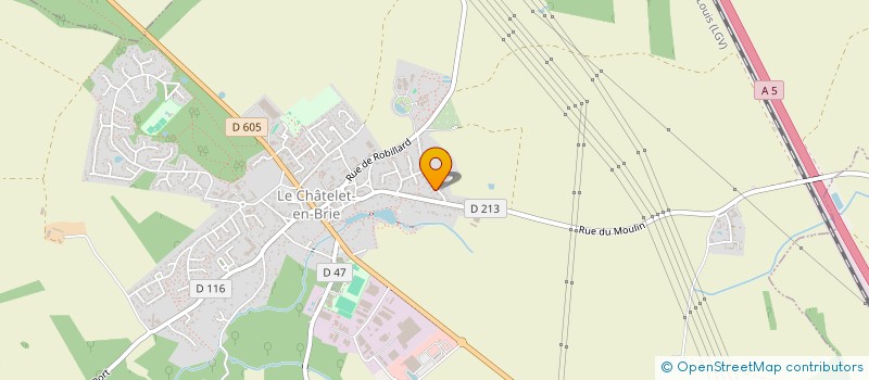 localisation de l'entreprise SCI LA JOIE  LE CHATELET-EN-BRIE