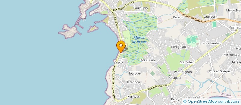 localisation de l'entreprise SCI LA JOIE  PENMARCH