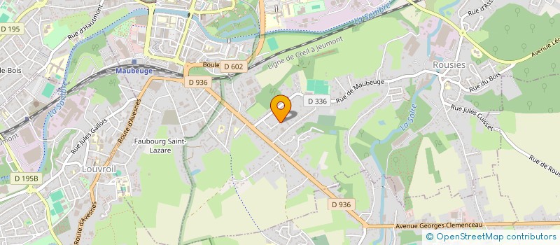 localisation de l'entreprise SCI LA JOIE DE VIVRE  ROUSIES