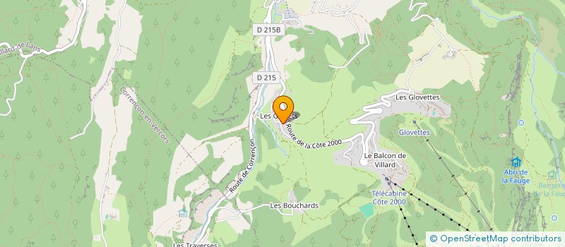 localisation de l'entreprise SCI LA JOIE DE VIVRE  LANS-EN-VERCORS