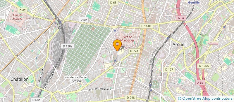 localisation de l'entreprise SCI LA JOIE DE VIVRE  BAGNEUX