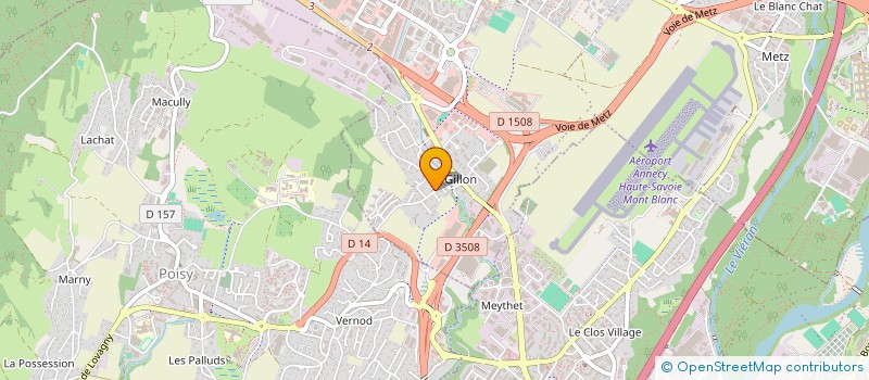 localisation de l'entreprise SCI LA JOLIESSE  EPAGNY METZ-TESSY