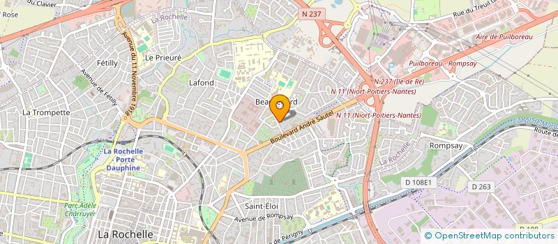 localisation de l'entreprise SCI LA JOLIETTE  LA ROCHELLE