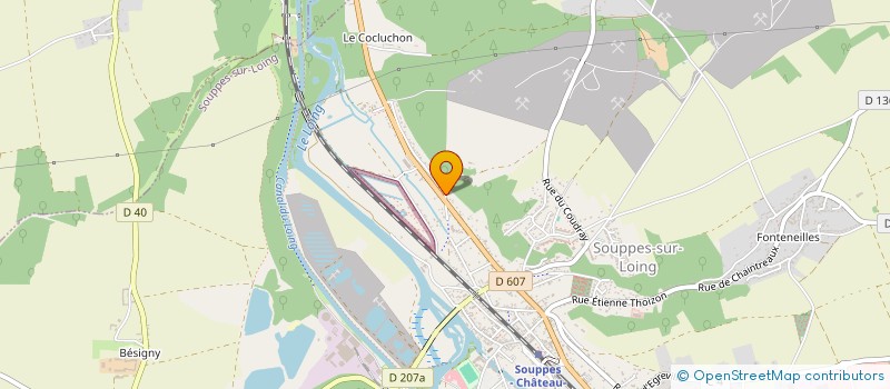 localisation de l'entreprise SCI LA JOLYERE  SOUPPES-SUR-LOING