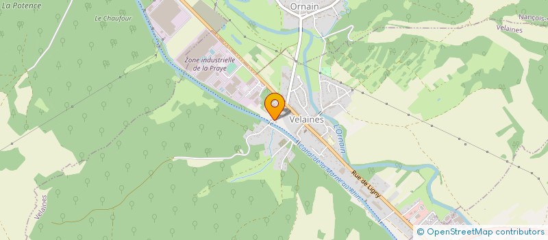 localisation de l'entreprise SCI LA JONCHERE à VELAINES