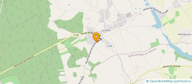 localisation de l'entreprise SCI LA JONCHERE  VASSELAY