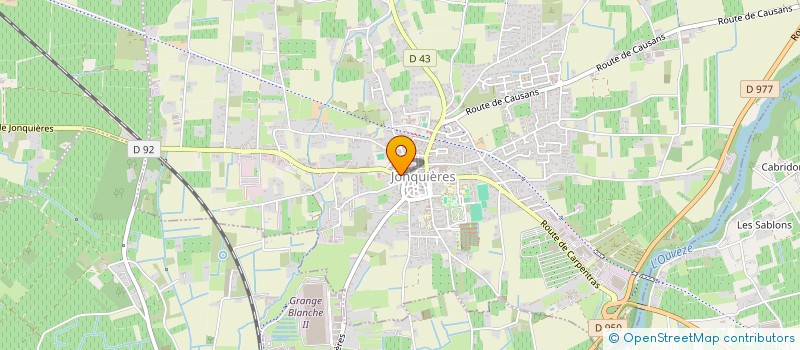 localisation de l'entreprise SCI LA JONQUERETTE  JONQUIERES