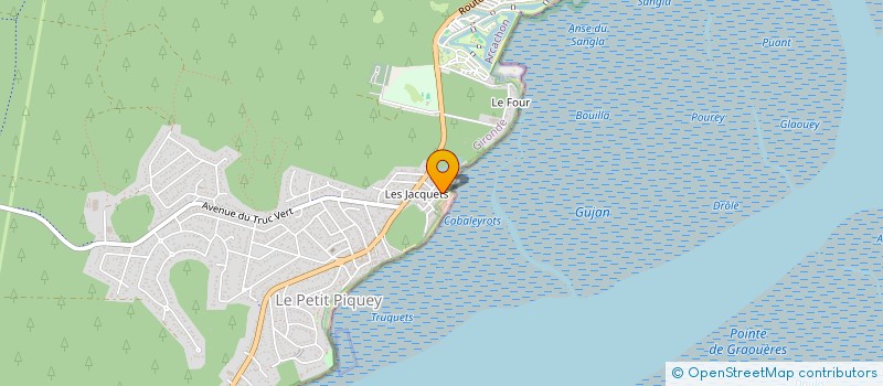 localisation de l'entreprise SCI LA JONQUIERE  LEGE-CAP-FERRET