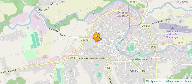 localisation de l'entreprise SCI LA JONQUIERE  GRAULHET