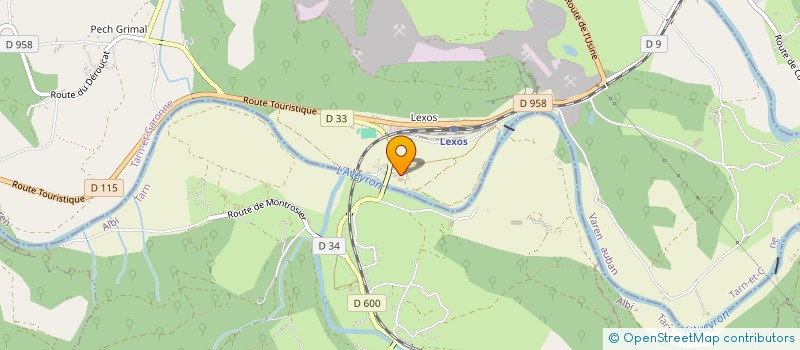 localisation de l'entreprise SCI LA JONQUIERE  VILLEFRANCHE-DE-ROUERGUE