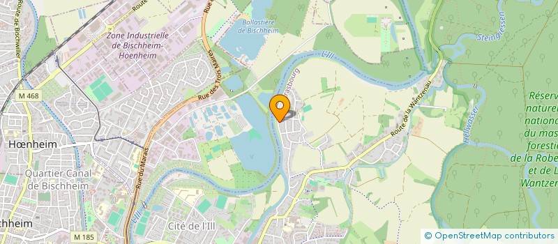 localisation de l'entreprise SCI LA JONQUIERE  STRASBOURG