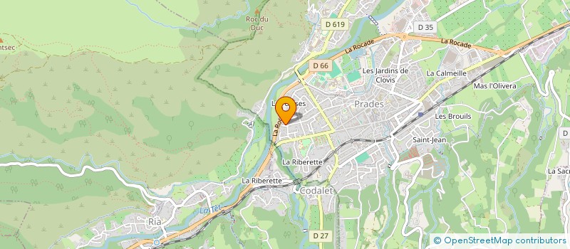 localisation de l'entreprise SCI LA JORIAN  PRADES