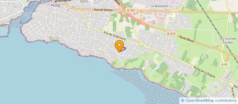 localisation de l'entreprise SCI LA JOSE  PORNIC