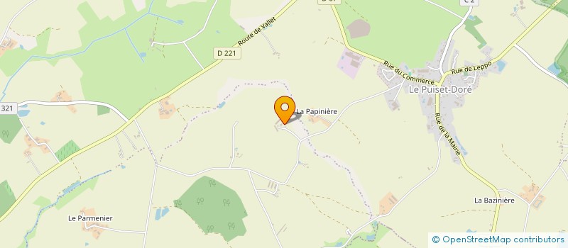 localisation de l'entreprise SCI  LA JOUSSALMIERE  BEAUPREAU-EN-MAUGES