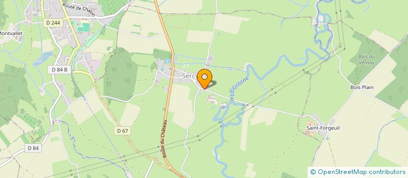 localisation de l'entreprise SCI LA JOUVENCELLE  SERCY