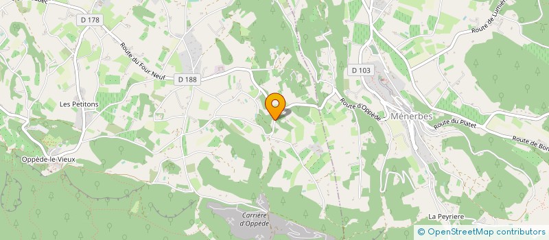 localisation de l'entreprise SCI LA JOUVINE  OPPEDE