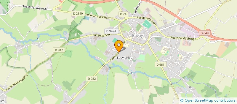 localisation de l'entreprise SCI LA JOVI  BAVAY