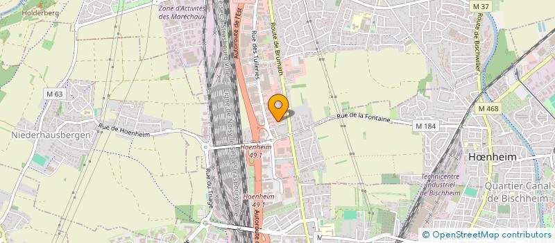 localisation de l'entreprise SCI LA JOYA  SOUFFELWEYERSHEIM