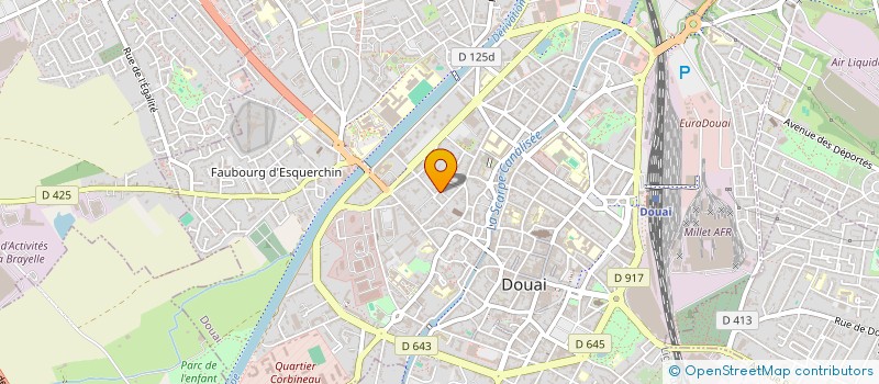localisation de l'entreprise SCI LA JOYEUSE à DOUAI