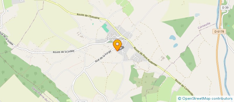 localisation de l'entreprise SCI LA JUDEE  CONTEVILLE