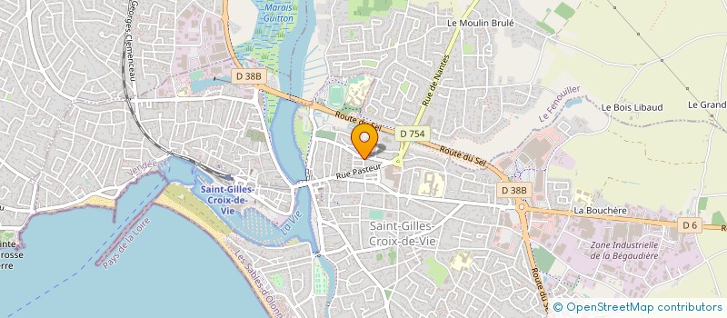 localisation de l'entreprise SCI LA JUISIERE à SAINT-GILLES-CROIX-DE-VIE