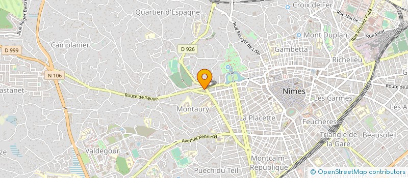 localisation de l'entreprise SCI LA JULIANNE à NIMES