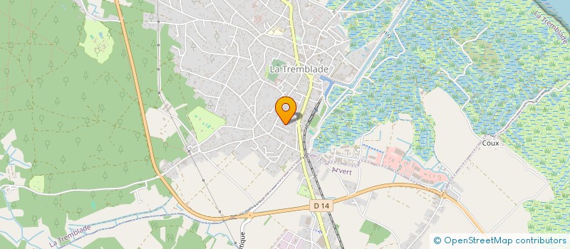 localisation de l'entreprise SCI LA JULIETTE  LA TREMBLADE